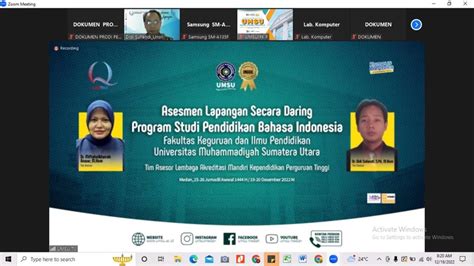 Pendampingan Asesmen Lapangan Lamdik Secara Daring Program Studi