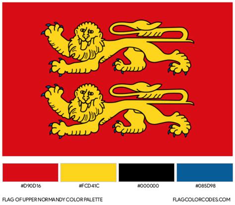 Upper Normandy flag color codes