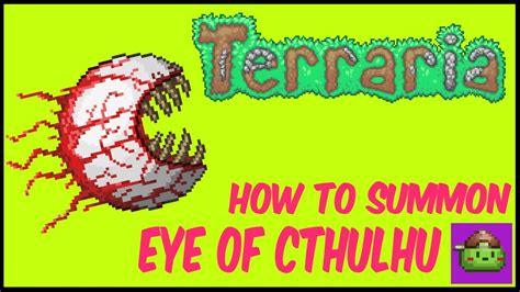terraria eye  cthulhu summon