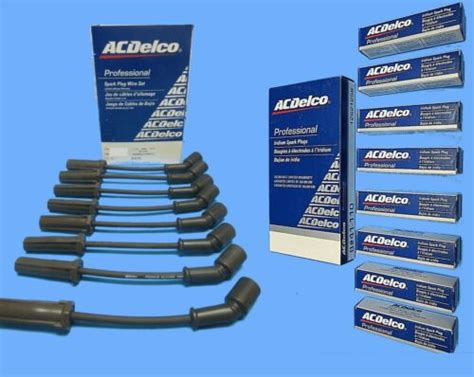 Spark Plugs And Wire Set Acdelco 9748uu 41 162 Genuine Gmc 48l 60l V8 Ebay