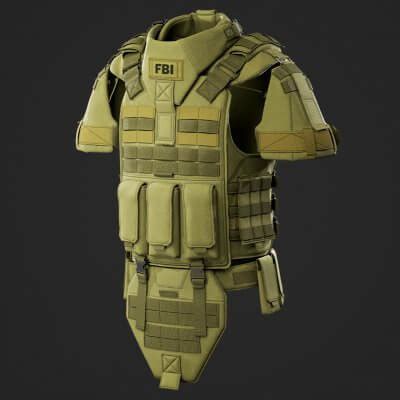 Body Armor - 3D Model by abuvalove