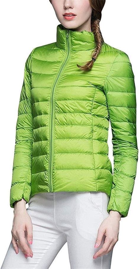 BOLAWOO 77 Chaqueta De Plumas Ultraligera Chaqueta Para Acolchada Mujer