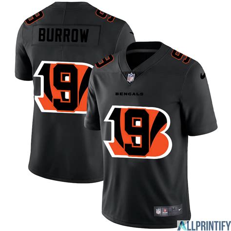 Joe Burrow Cincinnati Bengals 9 Limited Player Jersey Black - Allprintify