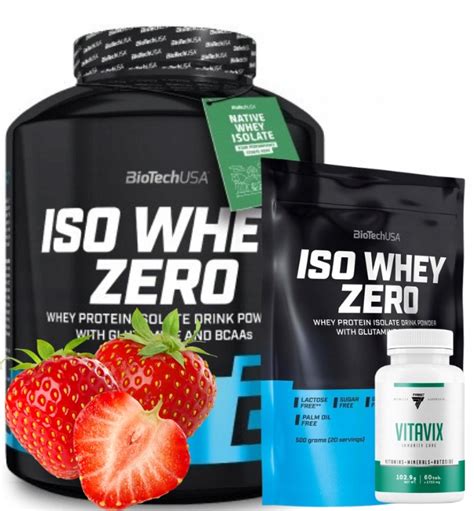 Biotech Iso Whey Zero G G Bia Ko Izolat Wpi Vitavix Kaps