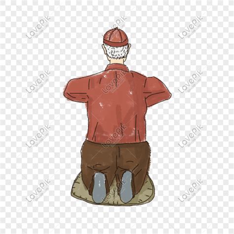 An Old Man Worshipping God Worship God Worship Old Man Png Hd