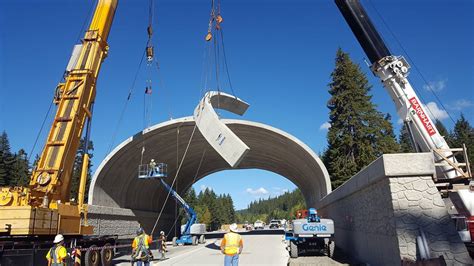 I 90 Wildlife Overpass Gallery — Concrete Products In East Wenatchee Wa H2 Pre Cast Inc