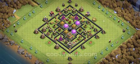 Farming Base Th8 Max Levels With Link Anti Everything Town Hall