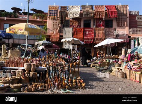 Marrakech Medina Tapis Banque De Photographies Et Dimages à Haute