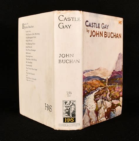 Castle Gay Par John Buchan Very Good Cloth 1930 First Edition Rooke Books PBFA