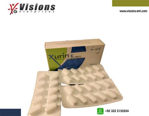 Xurin K Tablets Bumetanide Potassium Visions Enterprises