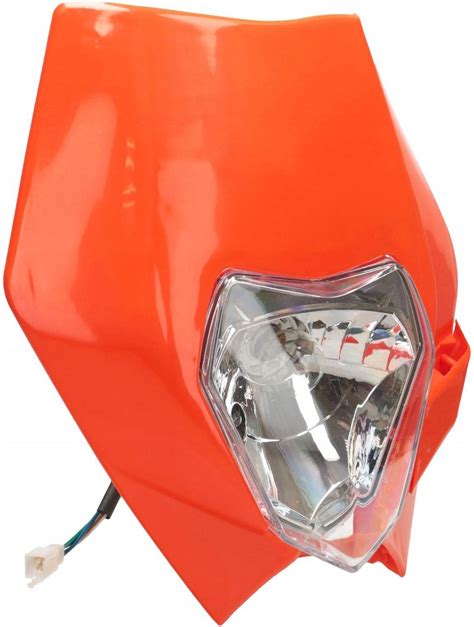 Części motocyklowe Kengo Lampa Przód Owiewka Pomarańczowa Ktm Exc F 250