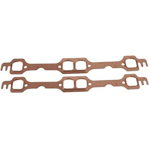 Small Block Chevy Copper Exhaust Gasket D Port Heads