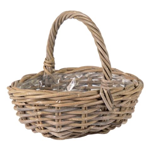 Korb Rattan Natur X X Cm K Rbchen Mit Henkel Heyl