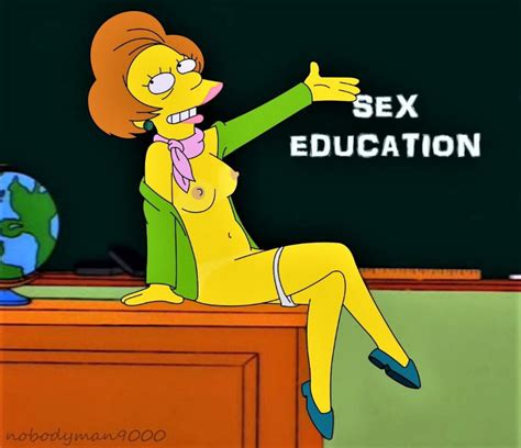 Edna Krabappel Erect Nipples Tits Toon