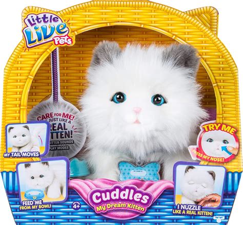 Little Live Pets - 34446 - Figurine - Kitten Cuddles : Little Live Pets ...