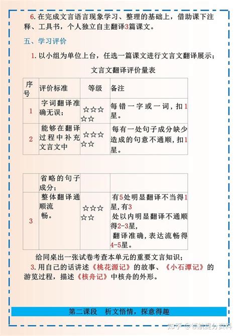 统编初中语文八年级下册第三单元整体教学设计（1） 知乎