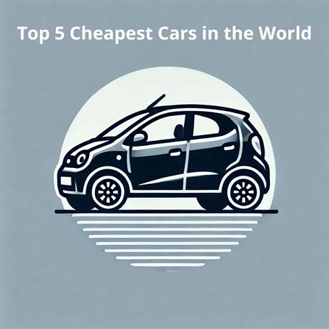 Top 5 Cheapest Cars In The World 2024 Edition Cars Engine