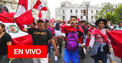 Paro Nacional La Toma De Lima En El Perú Hoy 19 De Enero