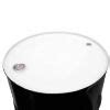 Gallon Black Steel Tight Head Drum Unlined White Cover W X