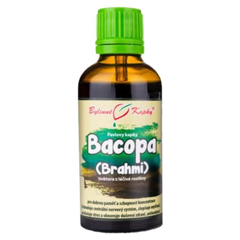 Bylinné kapky Bacopa Brahmi herbal drops tincture 50 ml