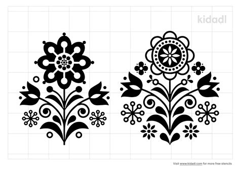 Polish Folk Art Coloring Pages