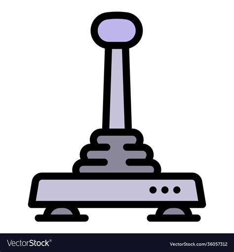 Controller Joystick Icon Outline Style Royalty Free Vector