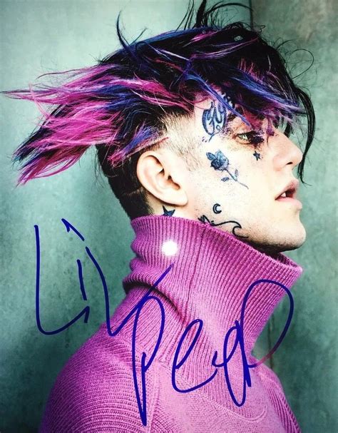 Lil Peep Emo Rapper Reprint Signed Autographed 8x10 Photo 2 On Galleon