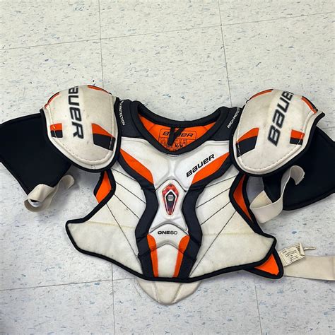 Used Bauer One60 Senior Medium Shoulder Pads Crows Sports — Crows