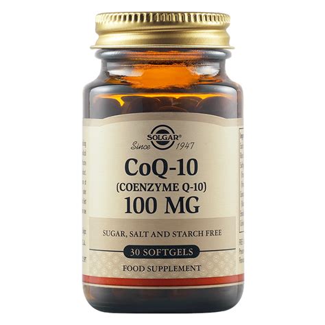 Коензим Q10 100 мг 30 софтгел капсули Солгар аптеки Афиа
