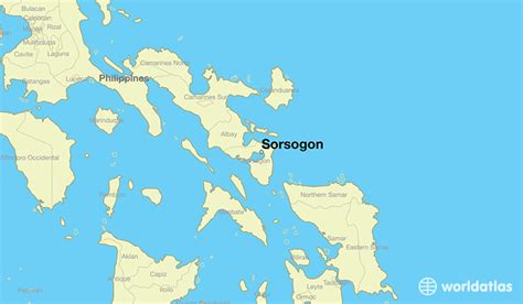 Where Is Sorsogon The Philippines Sorsogon Bicol Map