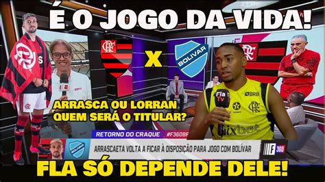 FLAMENGO x BOLÍVAR OLHA O QUE A IMPRENSA FALOU DESSE JOGO É HOJE O JOGO