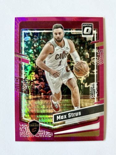 Max Strus Panini Donruss Optic Pink Hyper Prizm Ebay