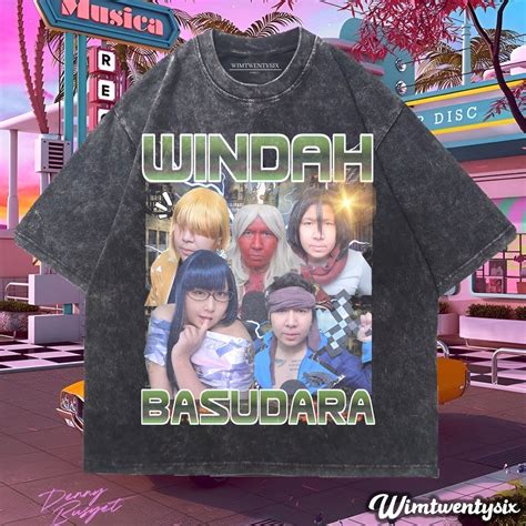 Jual Wimtwentysix Windah Basudara Kaos Oversized Washing Vintage