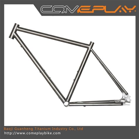 China Comeplay Titanium Single Speed Bike Frame Titanium Fixed Gear