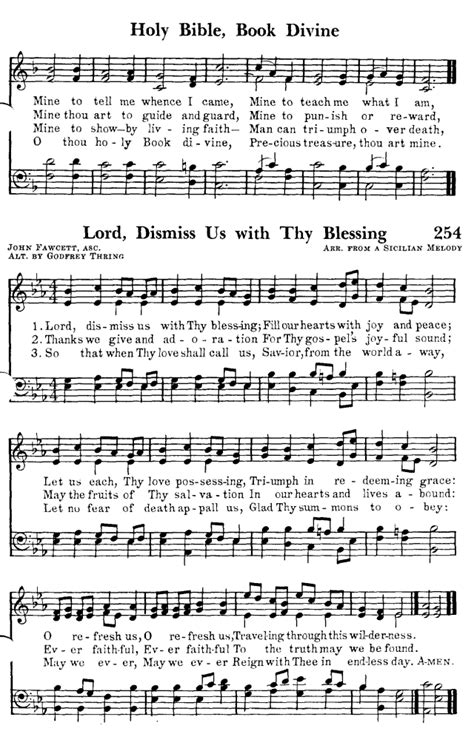 Favorite Hymns Of Praise 254 Lord Dismiss Us With Thy Blessing