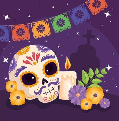 Vecteurs Et Illustrations De Dia Los Muertos En T L Chargement Gratuit