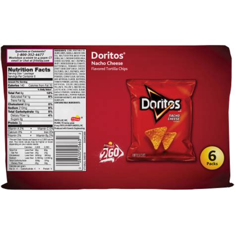 Doritos Nacho Cheese Flavored Tortilla Chips Ct Oz Ralphs