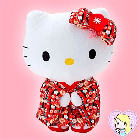 Peluche Hello Kitty Kimono Kawaii X Japan Nakajima María Kawaii Store