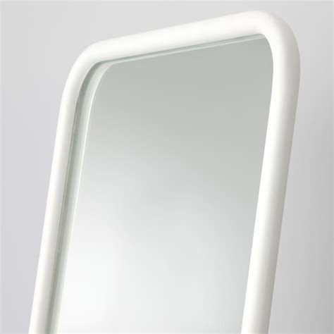 KNAPPER Floor mirror, white, 18 7/8x63" - IKEA