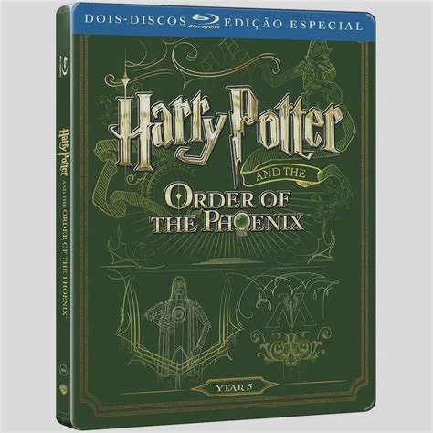 Blu Ray Harry Potter e a Ordem da Fênix 2 Discos Edição Especial no