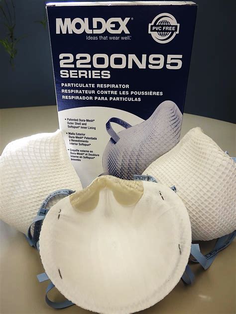 Moldex N Particulate Respirator Masks American Made Filtering