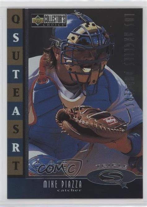 1998 Upper Deck Collectors Choice Starquest Triple Sq20 Mike Piazza