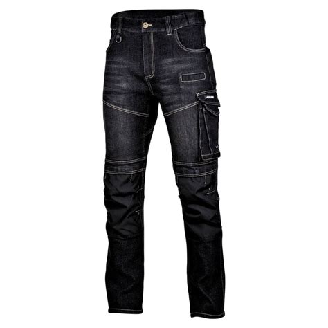 Spodnie robocze do pasa jeans Slim Fit LAHTI L40510 modny krój Glovex