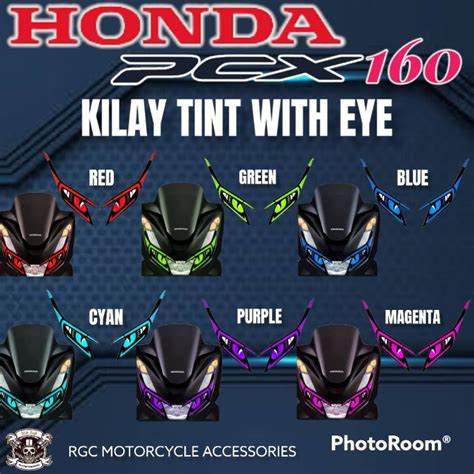 Honda PCX 160 New Kilay Tint Eye Accessories / Honda PCX 160 ...