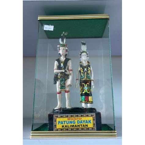 Jual Miniatur Patung Dayak Shopee Indonesia