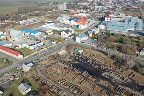 Fotogalerie Okružní křižovatka v Holešově Všetulích zahájení stavby