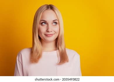 Portrait Cheerful Toothy Girl Naked Shoulder Stock Photo Shutterstock