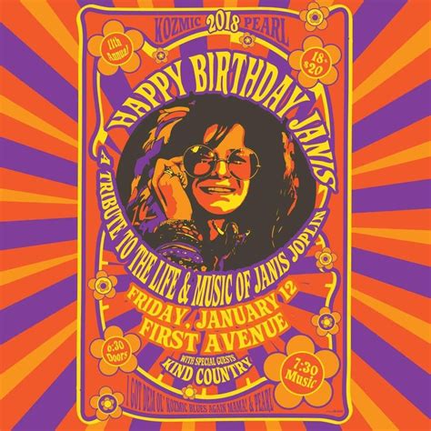 Happy Birthday Janis : A Tribute To The Life & Music Of Janis Joplin ...