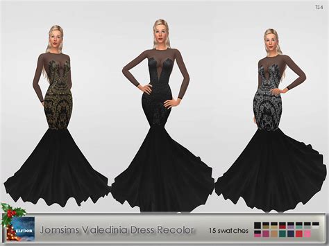 Jomsims Valedinia Dress Recolor Its A