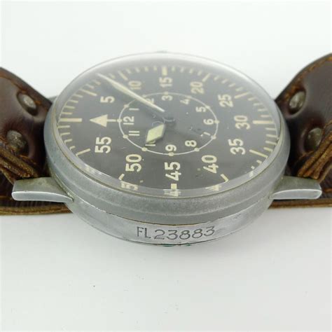 LACO Lacher Co Beobachtungsuhr FLIEGERUHR WWII Um 1940 Sehr Gut